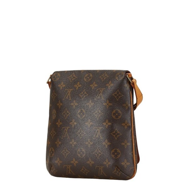 LOUIS VUITTON Brown Monogram Leather Shoulder Bag - Picture 2 of 8